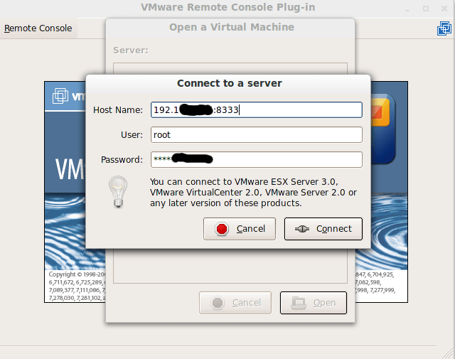 Не открывается vmware remote console