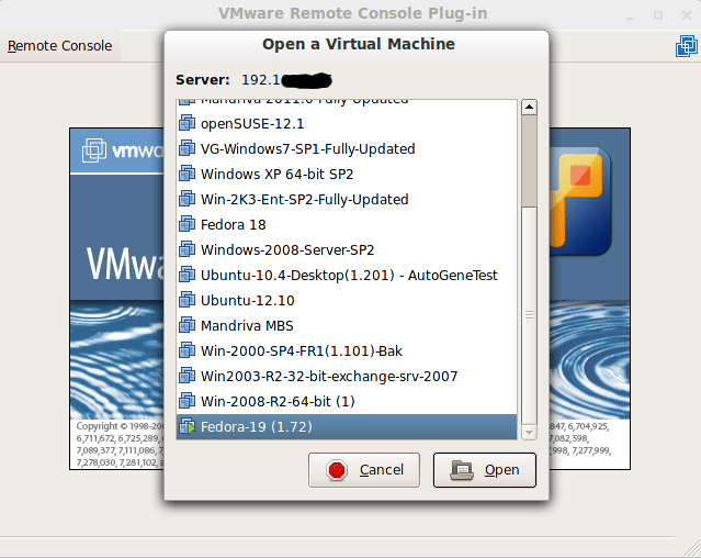 Не открывается vmware remote console