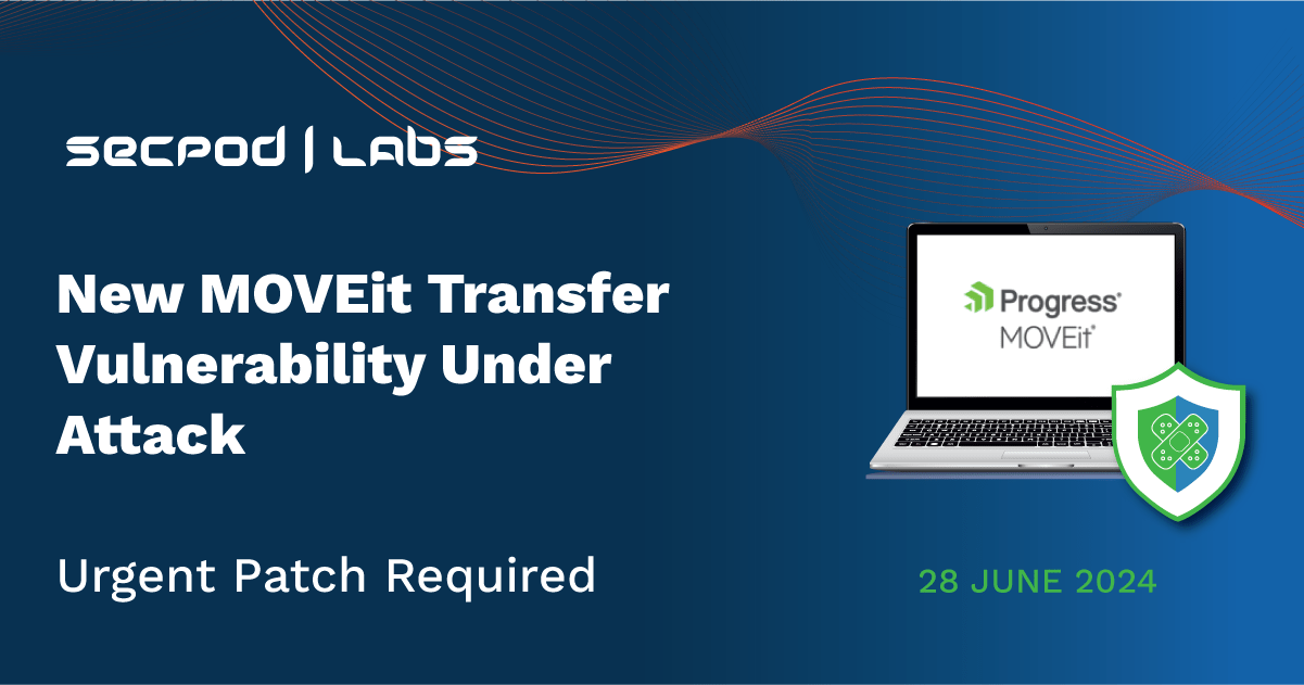 Read more about the article New MOVEit Transfer Vulnerability Under Attack – Urgent Patch Required