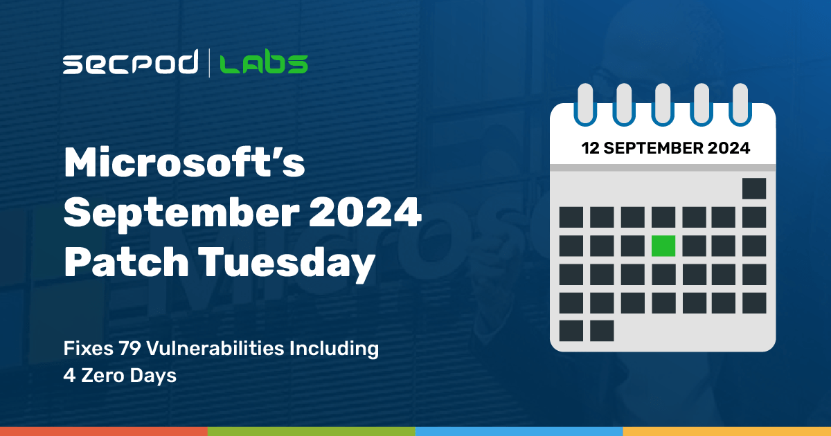 Read more about the article Microsoft Addresses 79 Flaws, 4 Zero Days in September 2024 Patch Tuesday