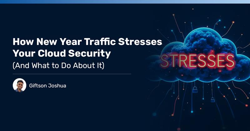 Read more about the article How New Year Traffic Stresses Your Cloud Security (And What to Do About It) 