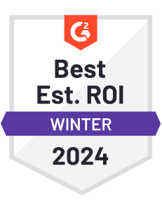 award: best est. ROI